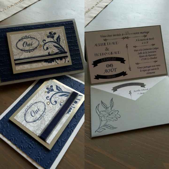 Comment sont vos faire parts ? - 1