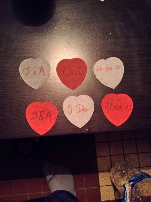 Coeur en papier personnalisées - 1