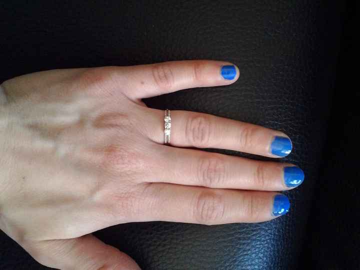 Qui porte une bague de fiançailles ? - 1