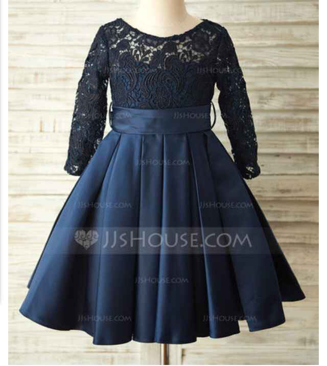 Robe pour petite fille (demoiselle d'honneur) - 1