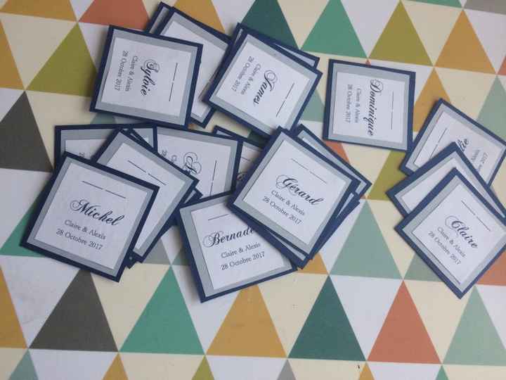 étiquettes rond de serviette - 1