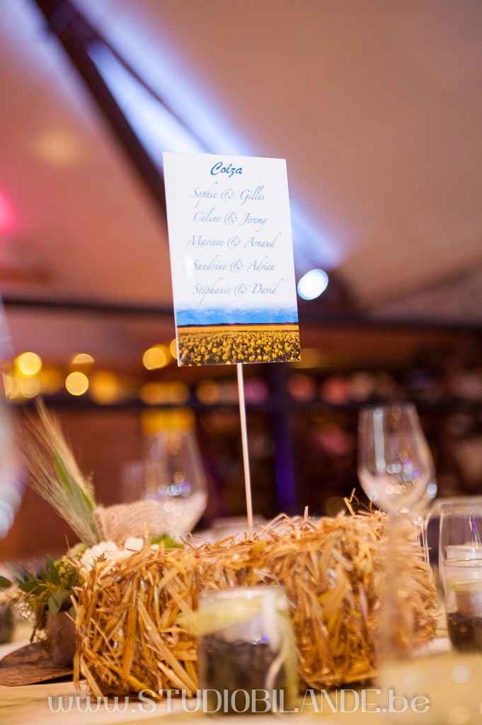 Le nom des tables