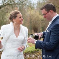Notre premier verre de champagne