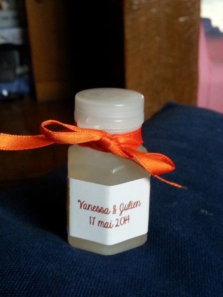 Comment habiller mon flacon de bulles de savon pour la sortie de l'église??? - 1