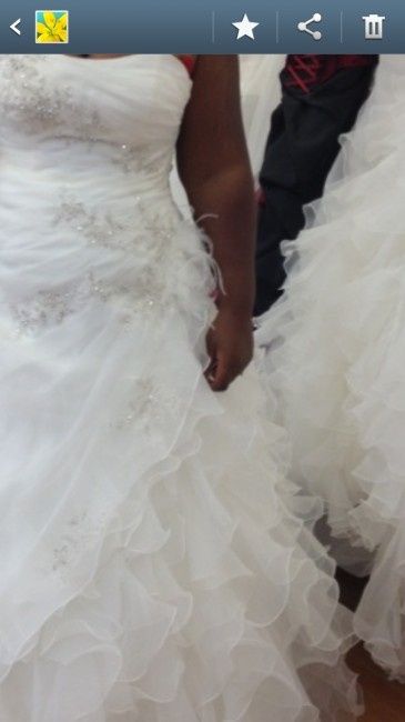 Où trouver le laçage de ma robe ?  - 1