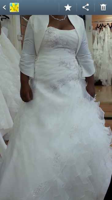 Où trouver le laçage de ma robe ?  - 1