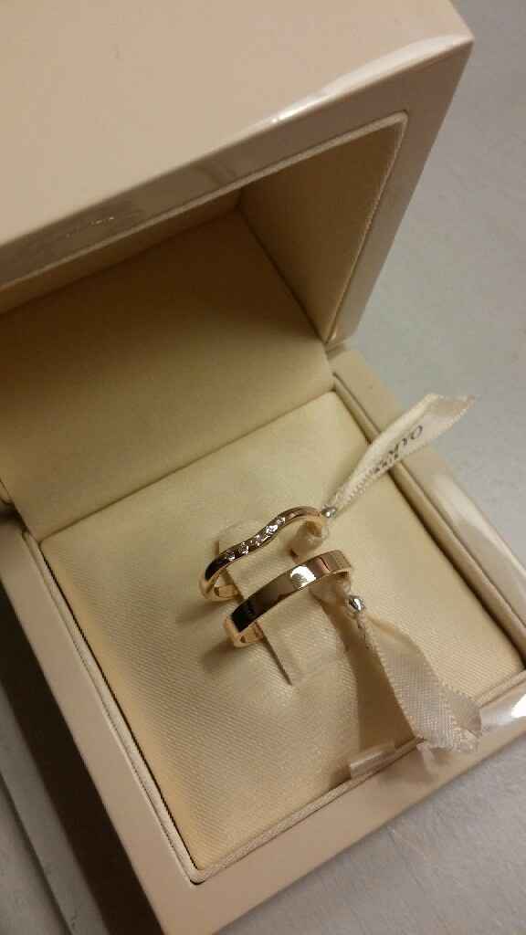 La joie du jour : on a reçu nos alliances ! - 1