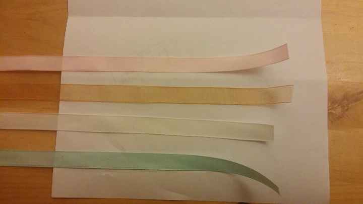 Couleurs des rubans - 1