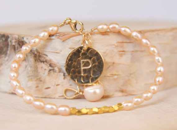 Bracelet avec nos initiales