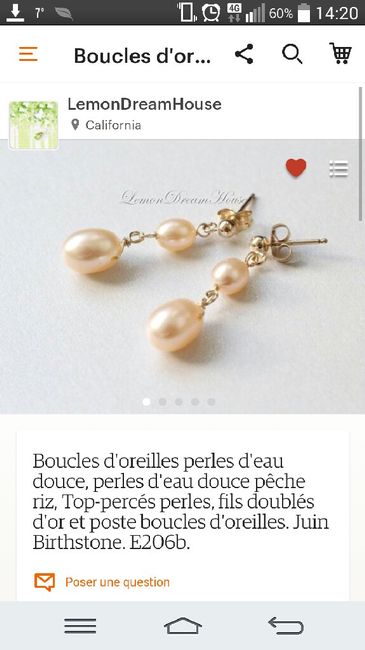 Bracelet et boucles d'oreille - 1