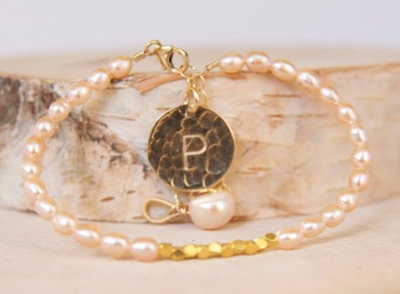 Bracelet avec nos initiales