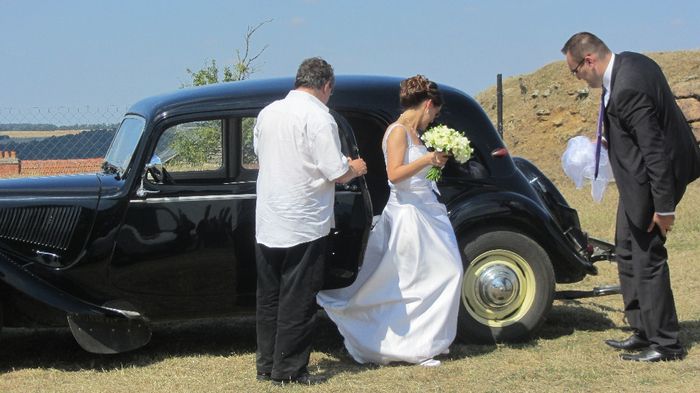 sortie de la voiture