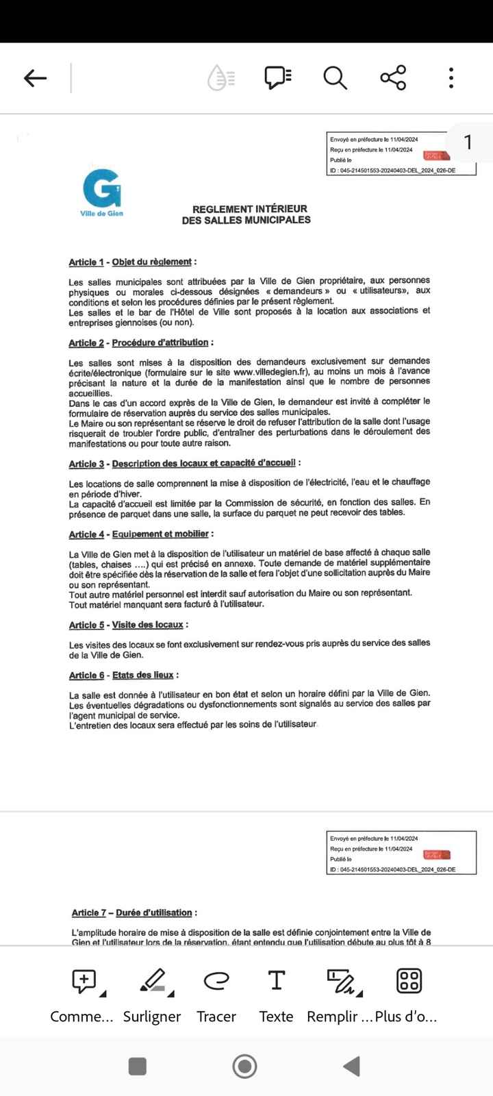 Lieu de réception + envoi des save the date - 1