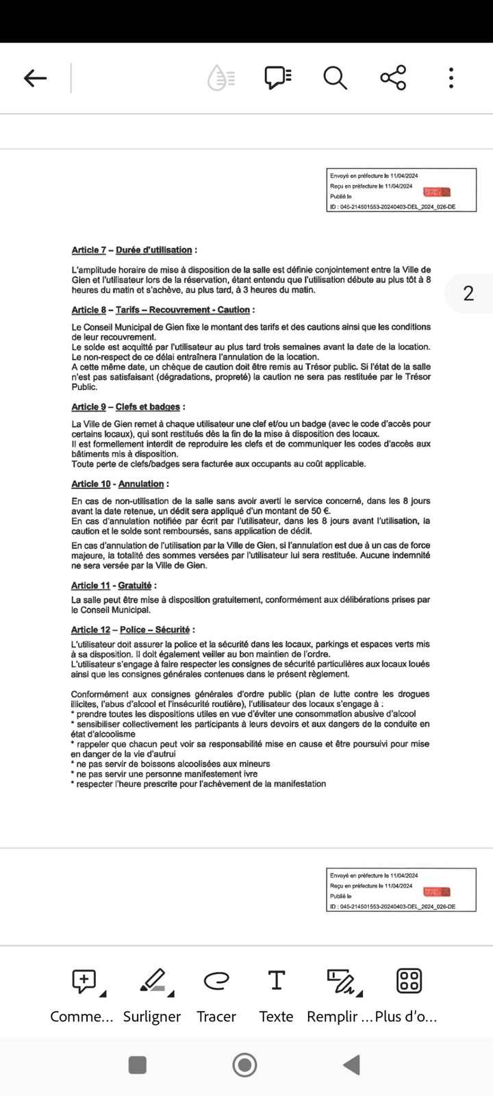 Lieu de réception + envoi des save the date - 2