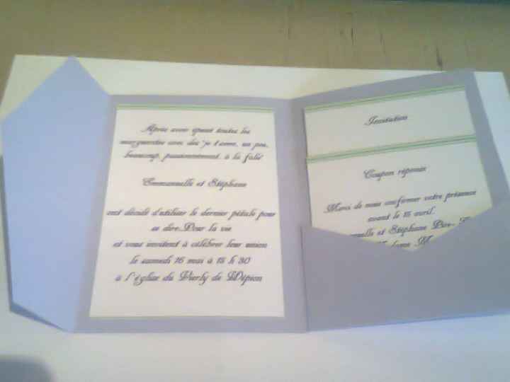 Faire part intérieur