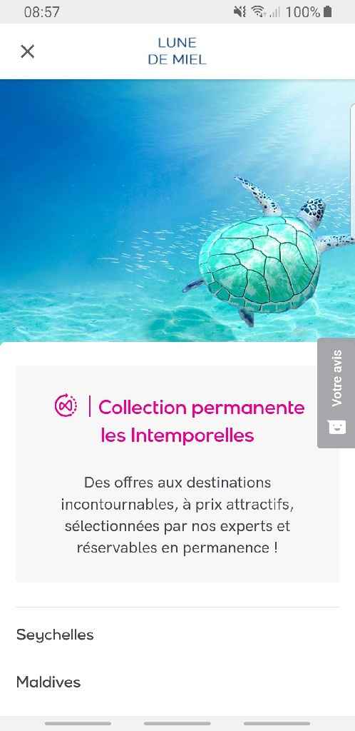 Vente "lune de miel" sur voyage privée - 1