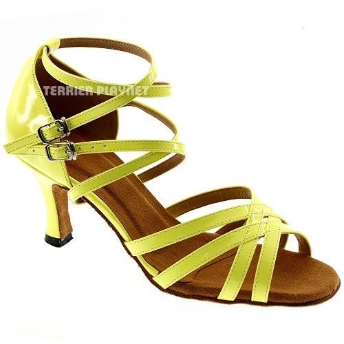 chaussures de danse jaune