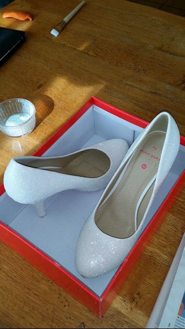 Avant/aprÈs mon diy chaussures de mariage - 2