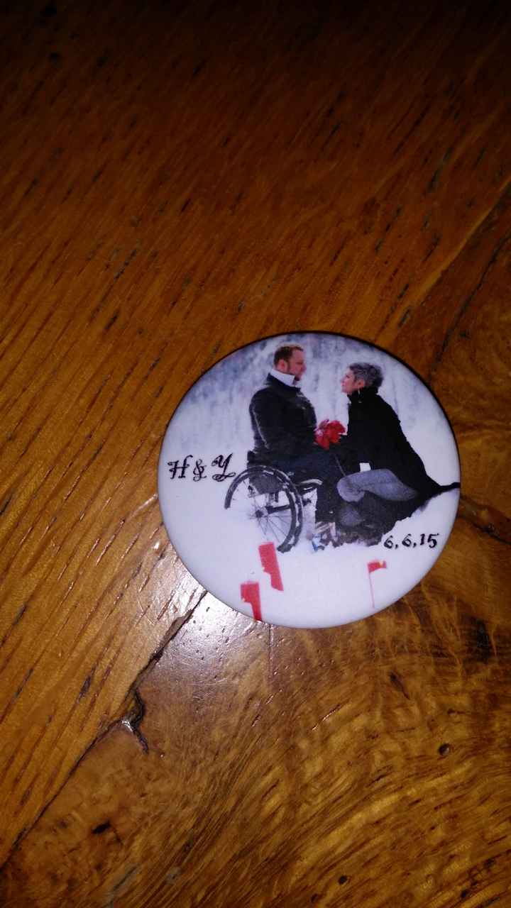 Badge invités en cadeau
