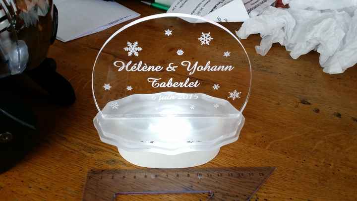 Mon cake topper lumineux - 1