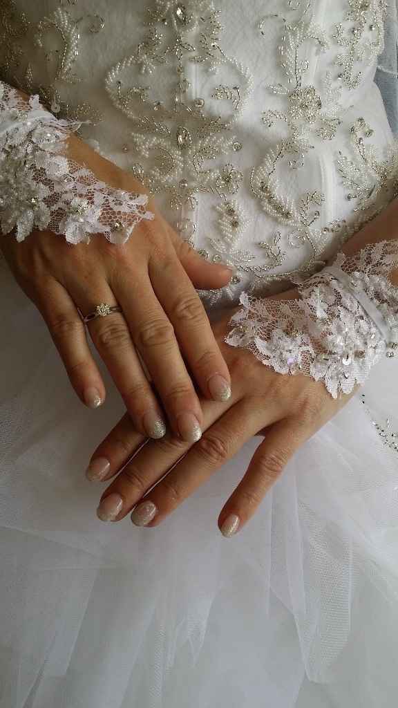 Ongles le jour du mariage