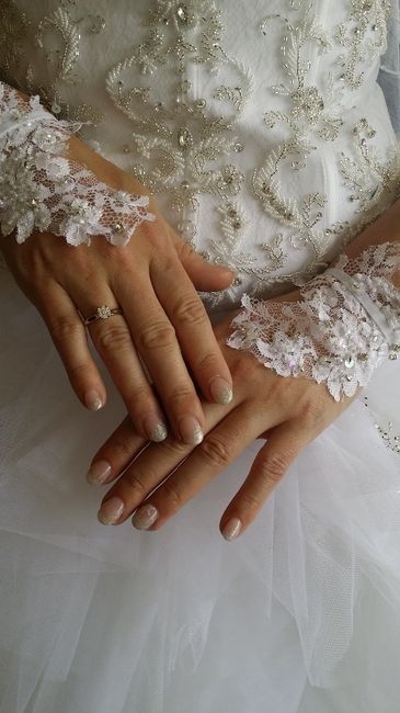 Ongles le jour du mariage
