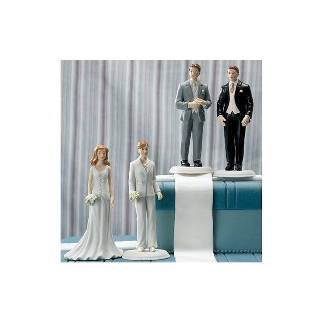 Figurine mariés interchangeables à la commande