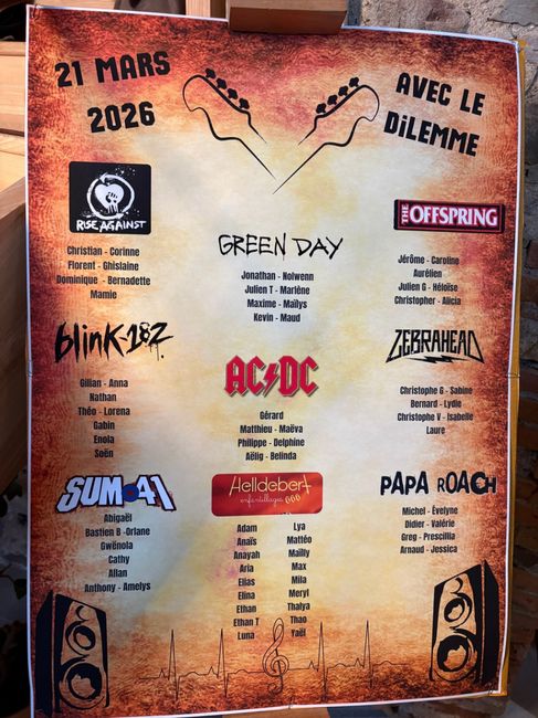 Plan de table/nom des tables - 1