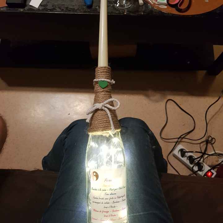 Porte menu et chandelier - 1