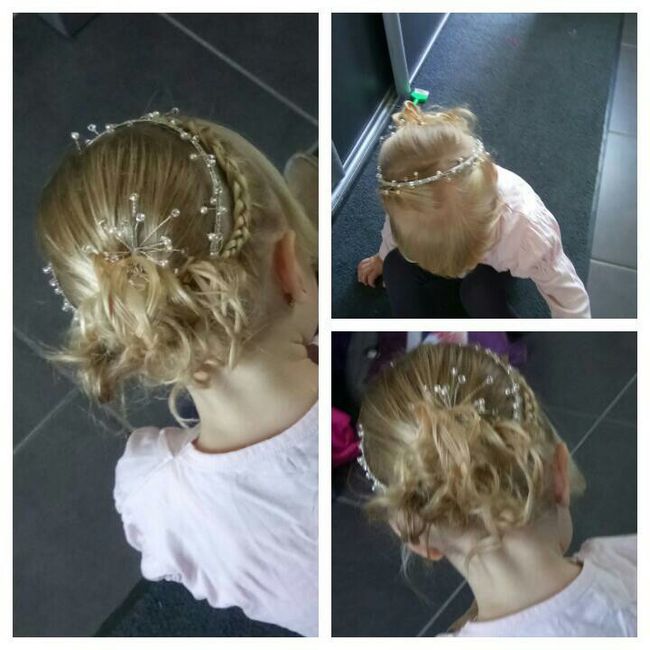  Petit essai coiffure de ma fille - 1