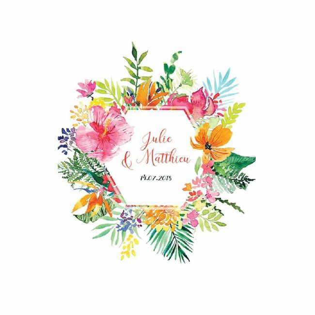 🌺Inspiration mariage tropical 🌴🥥 26