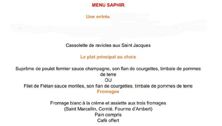 Il y aura quoi au menu pour ton mariage ? - 2