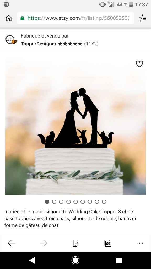 Cake topper - 1