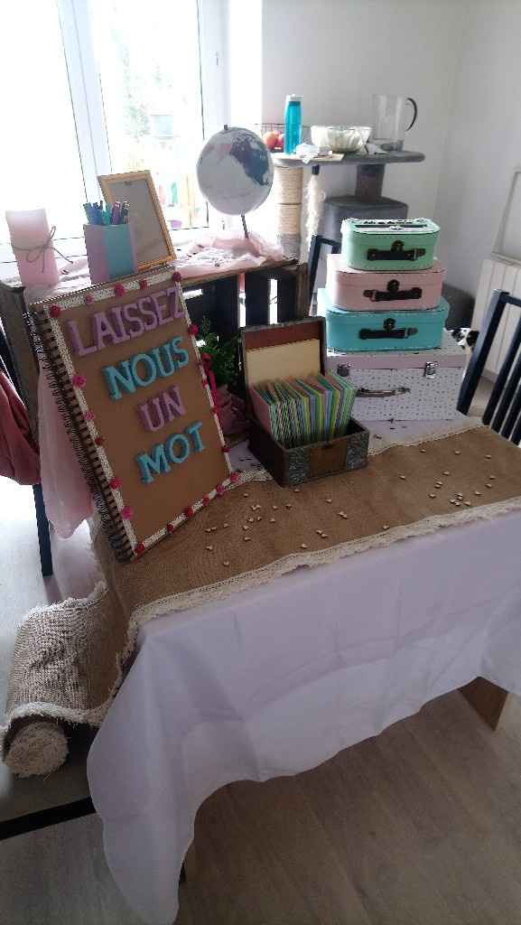 Test table urne + livre d'or - 1