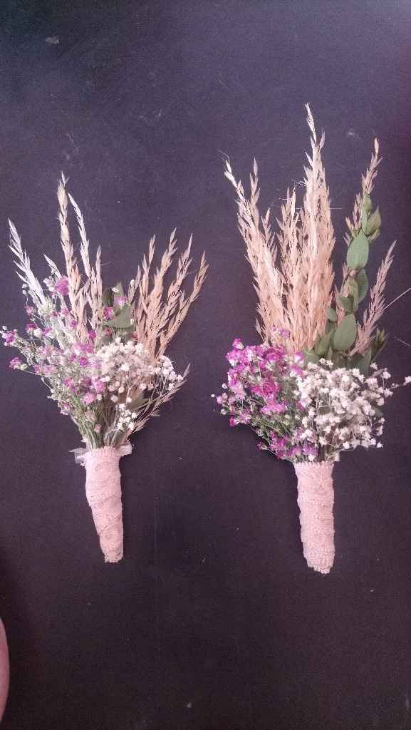 Boutonnières marié / témoins / père & frère ❤️ - 5