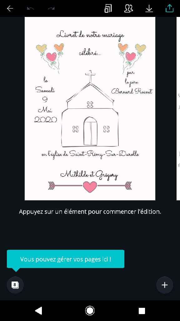 Livret de cérémonie religieux 👰✨ - 1