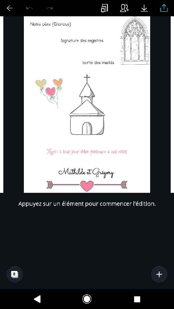 Livret de cérémonie religieux 👰✨ - 2