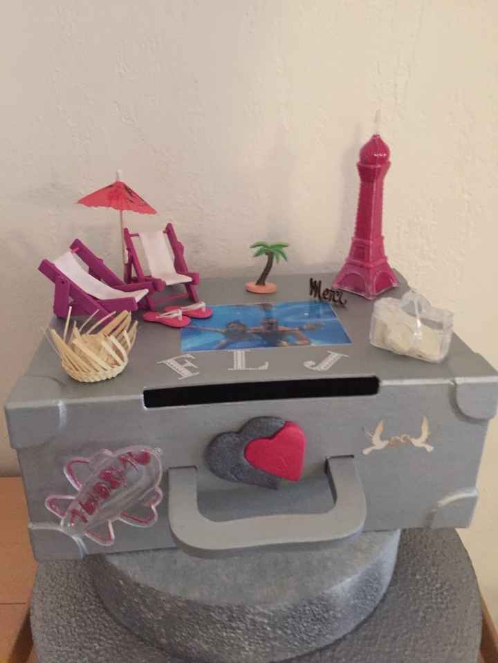 Urne Pour notre voyage de noce