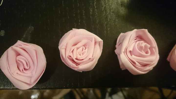 Rose tissu - 1