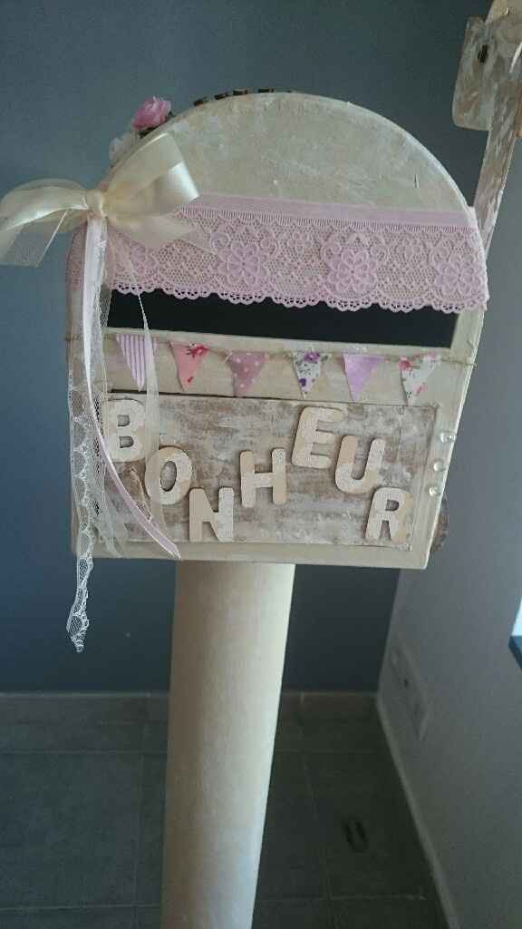 Diy urne boîte aux lettres fini - 1
