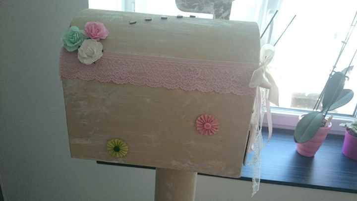 Diy urne boîte aux lettres fini - 2