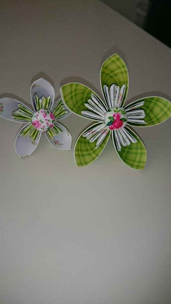 Essaie fleur origami - 1