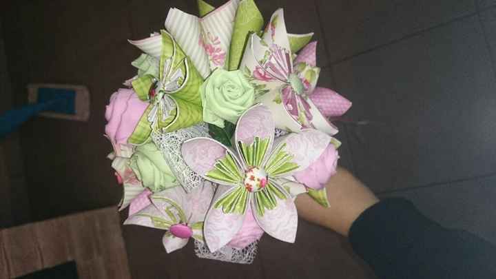 Bouquet origami hello me please - 3