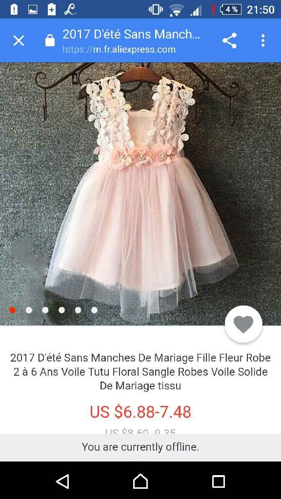 Robe bohème demoiselle d'honneur - 1