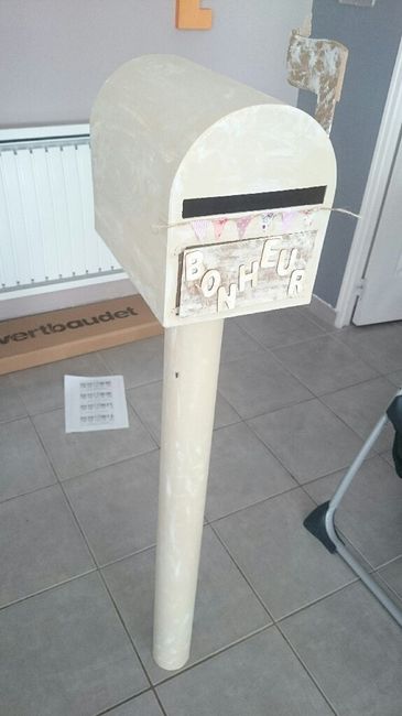 Diy urne boîte aux lettres première étape - 4