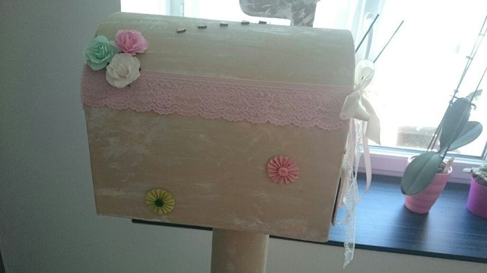 Diy urne boîte aux lettres fini - 2