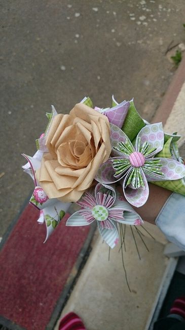 Essaie fleur origami - 2