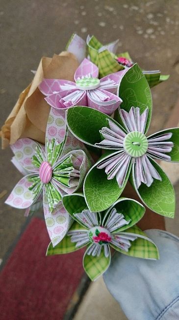 Essaie fleur origami - 3