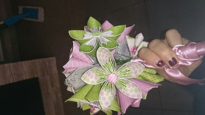 Bouquet origami hello me please - 2