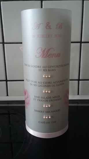 Menu photophore